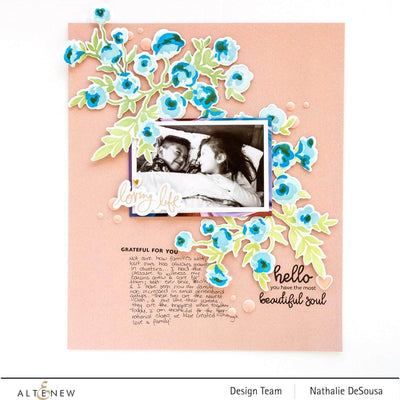 Die & Stencil Bundle Meadow Bush Layering Stencil & Die Bundle