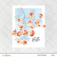 Die & Stencil Bundle Meadow Bush Layering Stencil & Die Bundle