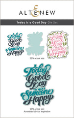 Die & Stencil Bundle Today Is A Good Day