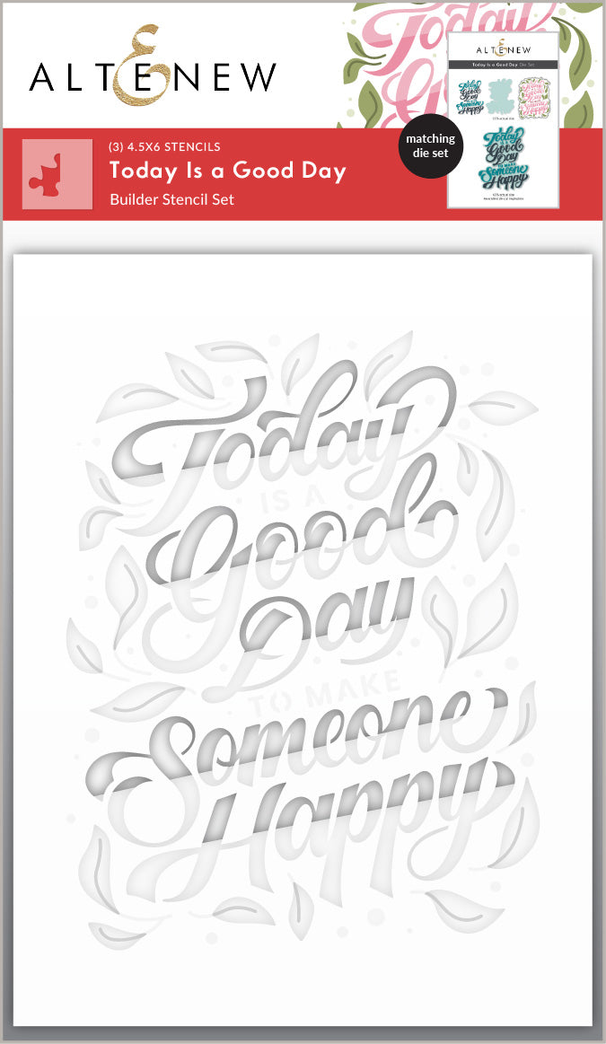 Die & Stencil Bundle Today Is A Good Day