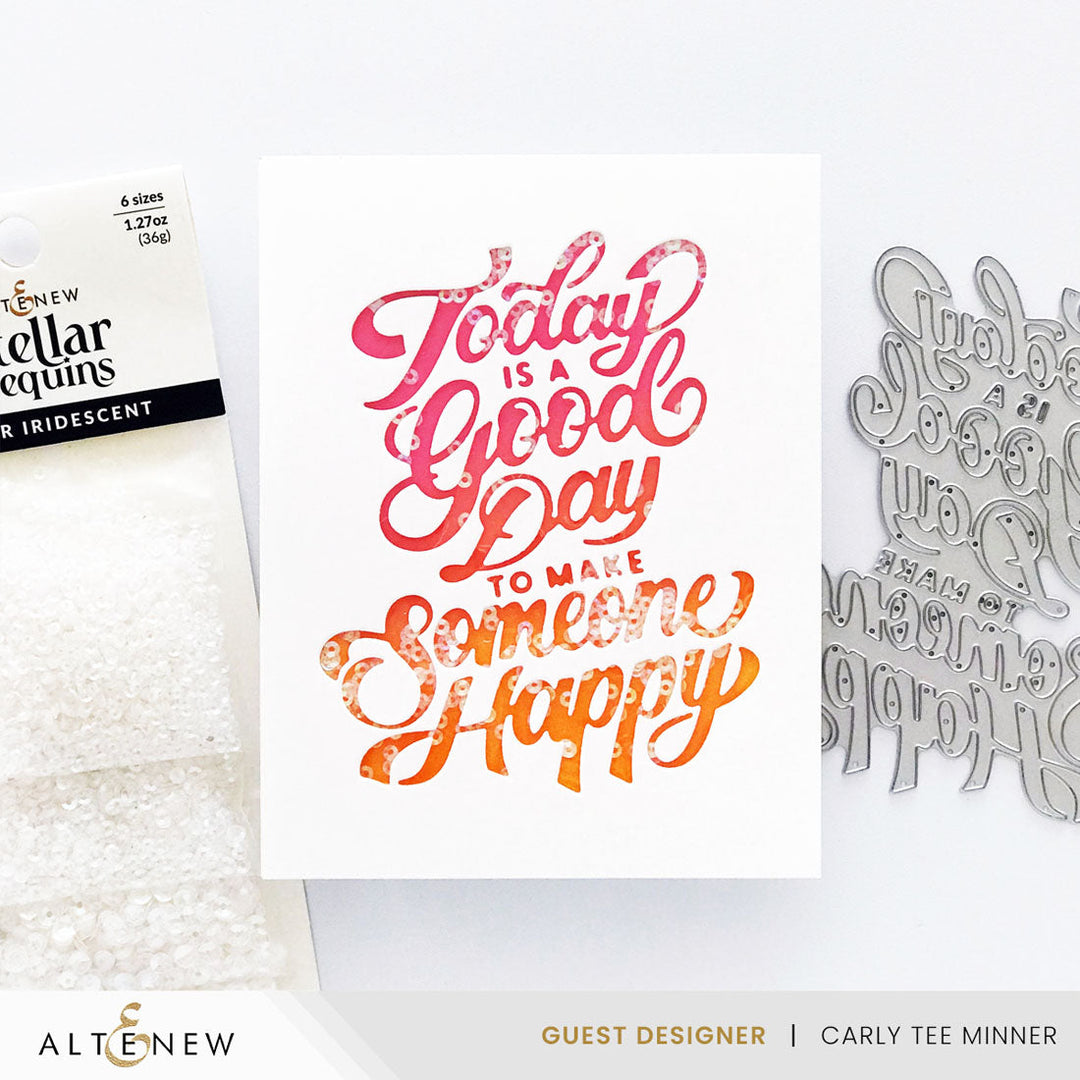 Die & Stencil Bundle Today Is A Good Day