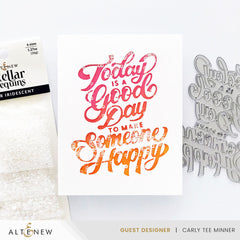 Die & Stencil Bundle Today Is A Good Day
