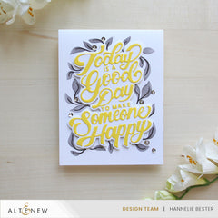Die & Stencil Bundle Today Is A Good Day