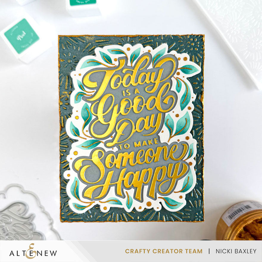 Die & Stencil Bundle Today Is A Good Day