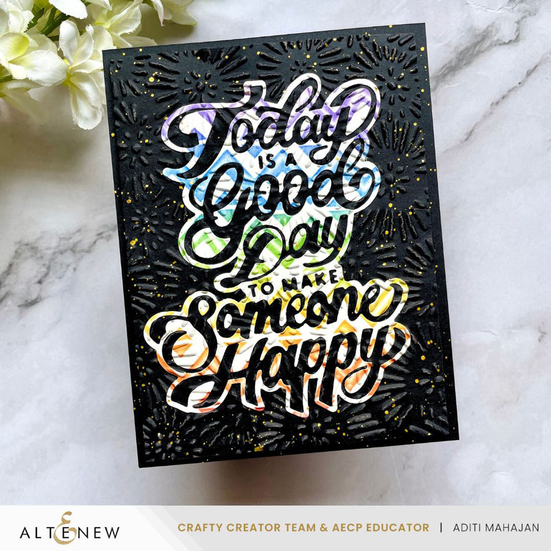 Die & Stencil Bundle Today Is A Good Day