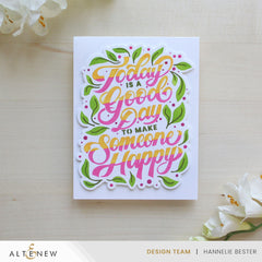 Die & Stencil Bundle Today Is A Good Day