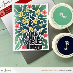 Die & Stencil Bundle Vase Art