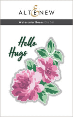 Die & Stencil Bundle Watercolor Roses (Stencil & Die)