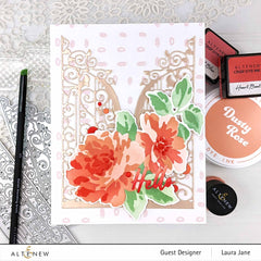 Die & Stencil Bundle Watercolor Roses (Stencil & Die)