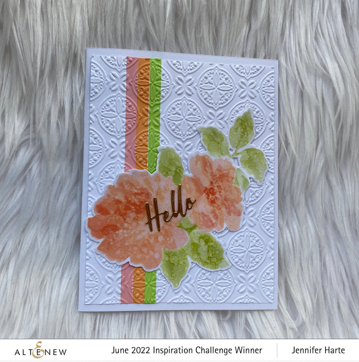Die & Stencil Bundle Watercolor Roses (Stencil & Die)