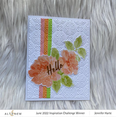 Die & Stencil Bundle Watercolor Roses (Stencil & Die)