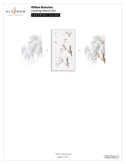 Die & Stencil Bundle Willow Branches