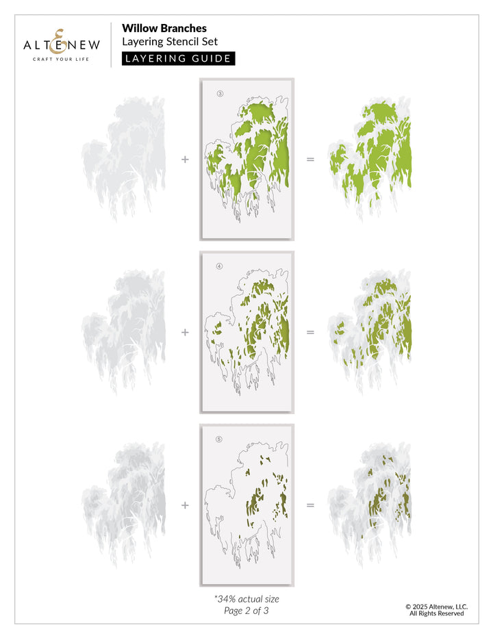 Die & Stencil Bundle Willow Branches