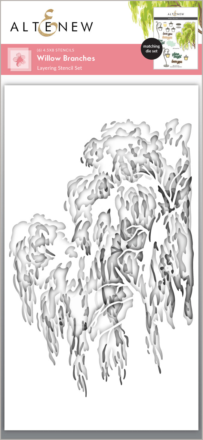 Die & Stencil Bundle Willow Branches