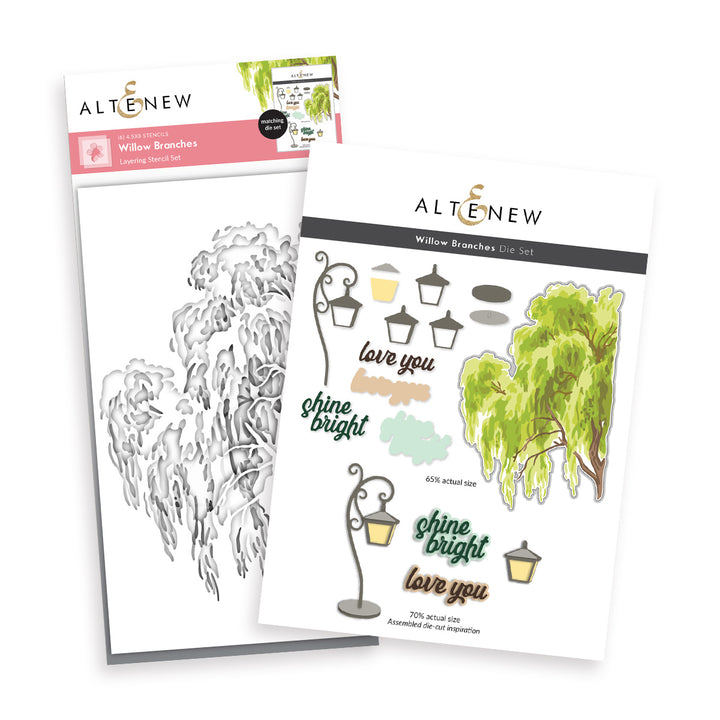 Die & Stencil Bundle Willow Branches