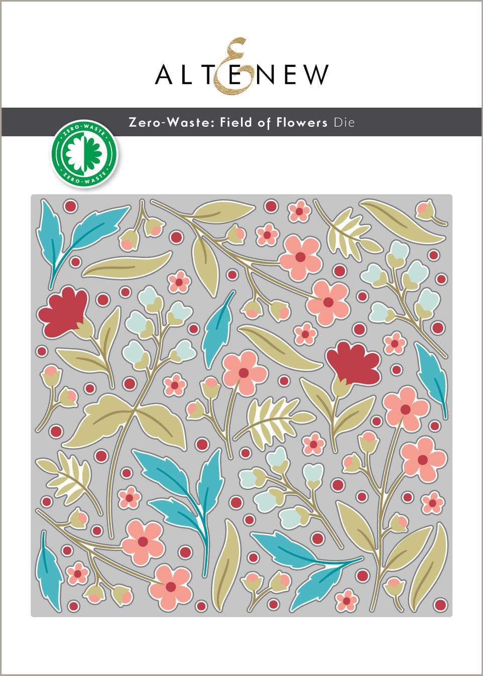 Die & Stencil Bundle Zero Waste Field Of Flowers