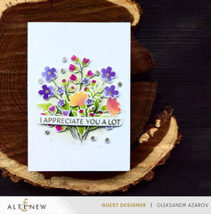 Die & Stencil Bundle Zero Waste Field Of Flowers