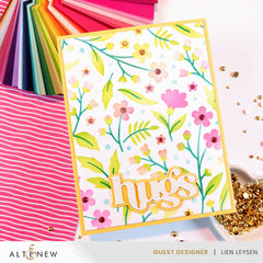 Die & Stencil Bundle Zero Waste Field Of Flowers
