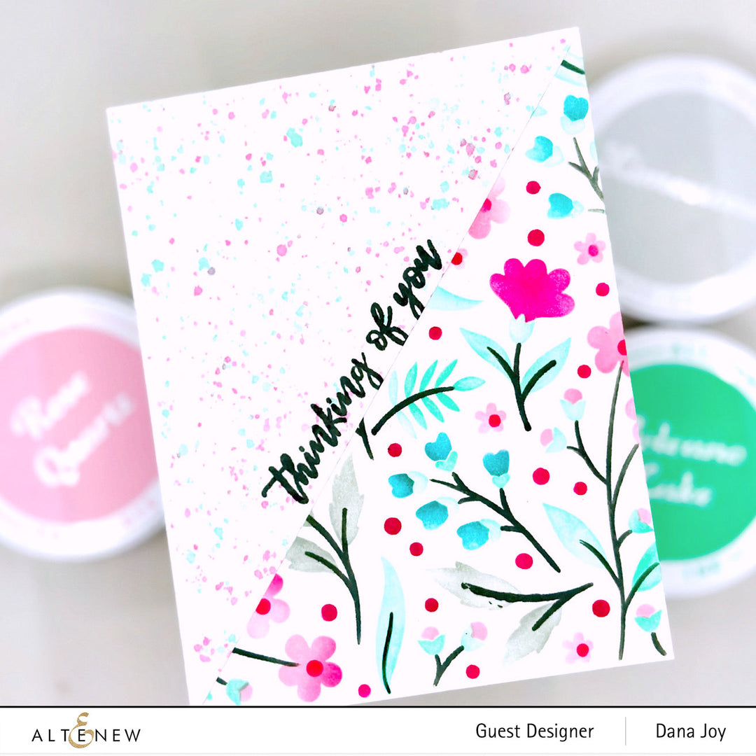 Die & Stencil Bundle Zero Waste Field Of Flowers