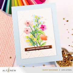 Die & Stencil Bundle Zero Waste Field Of Flowers