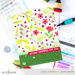 Die & Stencil Bundle Zero Waste Field Of Flowers