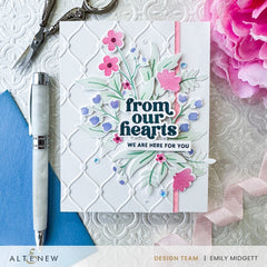 Die & Stencil Bundle Zero Waste Field Of Flowers