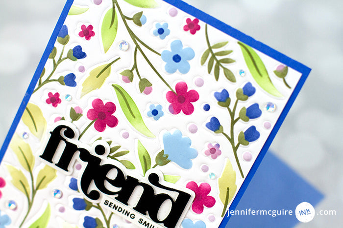 Die & Stencil Bundle Zero-Waste Field of Flowers