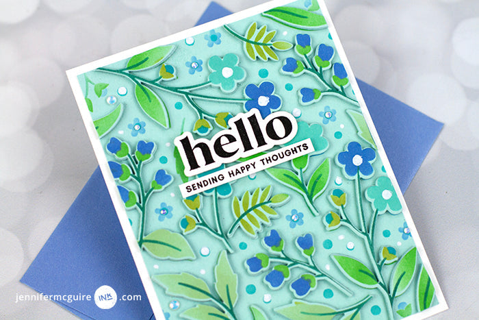 Die & Stencil Bundle Zero-Waste Field of Flowers