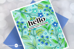 Die & Stencil Bundle Zero-Waste Field of Flowers