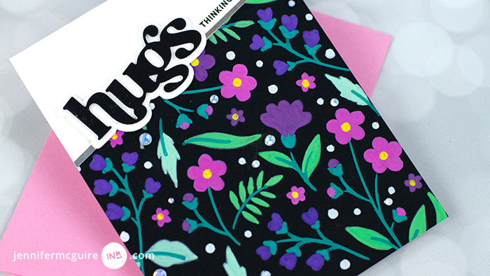 Die & Stencil Bundle Zero-Waste Field of Flowers