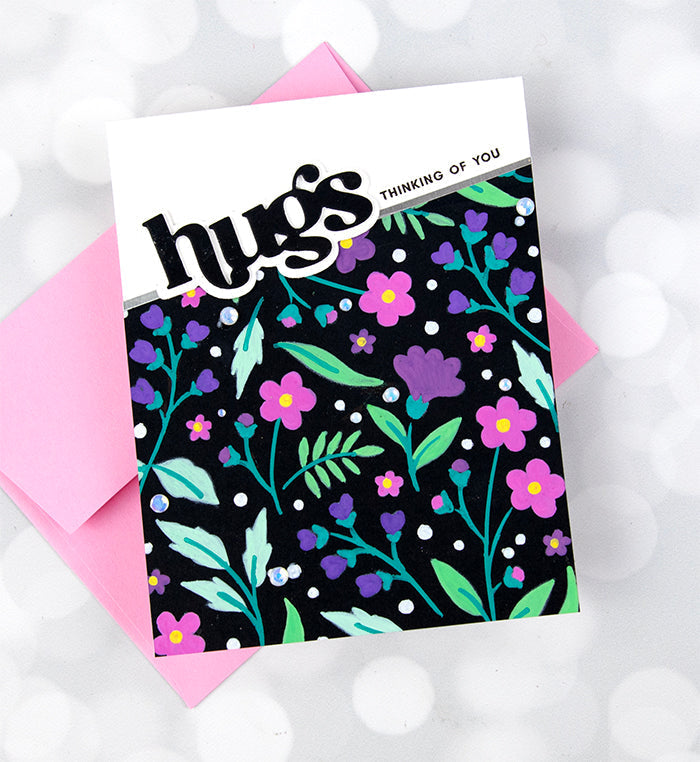 Die & Stencil Bundle Zero-Waste Field of Flowers