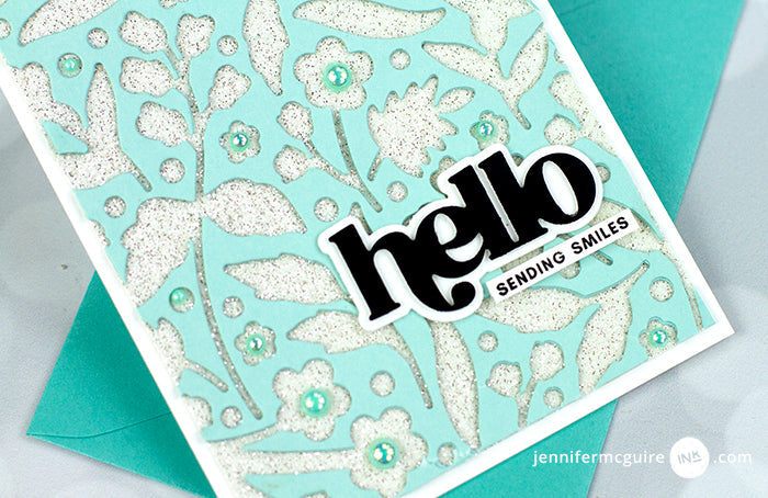 Die & Stencil Bundle Zero-Waste Field of Flowers