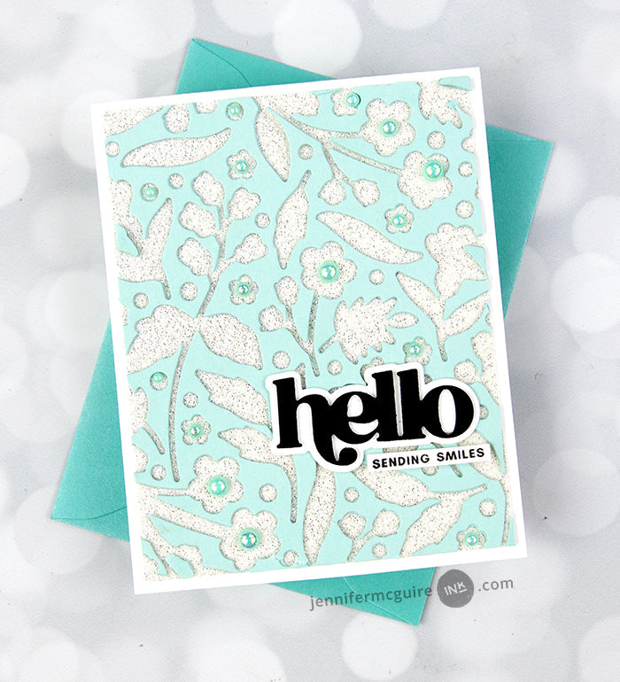 Die & Stencil Bundle Zero-Waste Field of Flowers