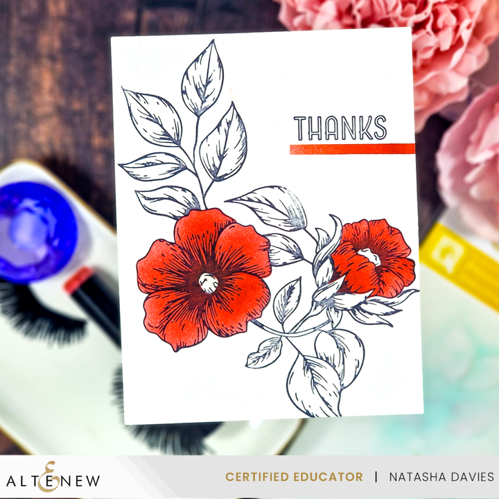 Die & Stencil & Embossing Folder & Betterpress Plate Bundle Blossoming Bouquet