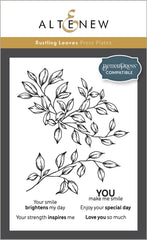 Die & Stencil & Embossing Folder & Betterpress Plate Bundle Rustling Leaves