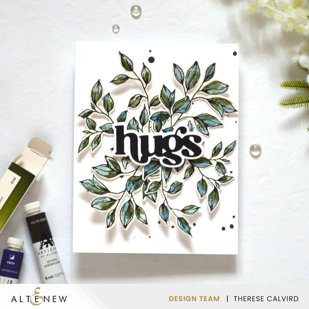 Die & Stencil & Embossing Folder & Betterpress Plate Bundle Rustling Leaves