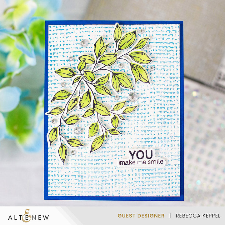 Die & Stencil & Embossing Folder & Betterpress Plate Bundle Rustling Leaves