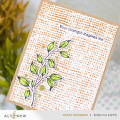 Die & Stencil & Embossing Folder & Betterpress Plate Bundle Rustling Leaves