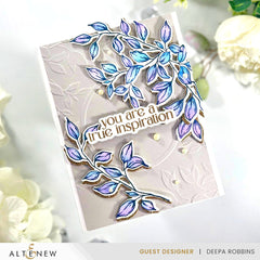 Die & Stencil & Embossing Folder & Betterpress Plate Bundle Rustling Leaves