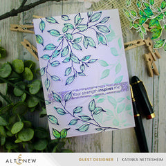 Die & Stencil & Embossing Folder & Betterpress Plate Bundle Rustling Leaves