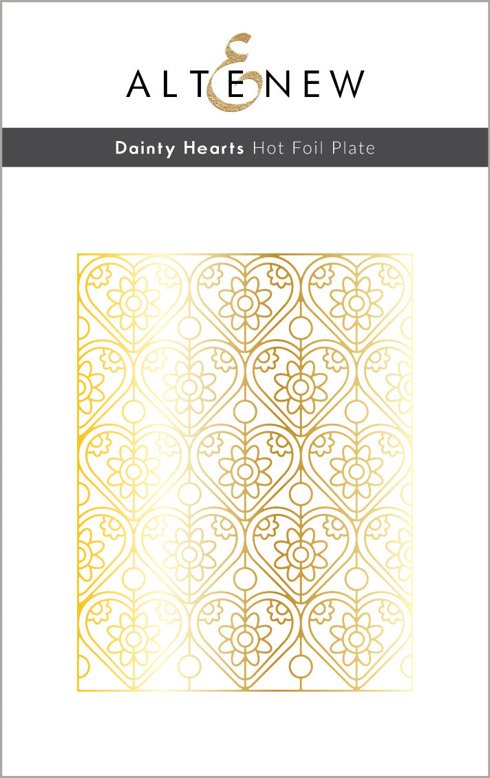 Die & Stencil & Hot Foil Plate Bundle Dear Heart