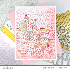 Die & Stencil & Hot Foil Plate Bundle Essential Alpha