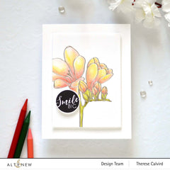 Die & Stencil & Hot Foil Plate Bundle Freesia
