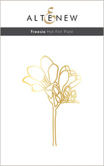 Die & Stencil & Hot Foil Plate Bundle Freesia