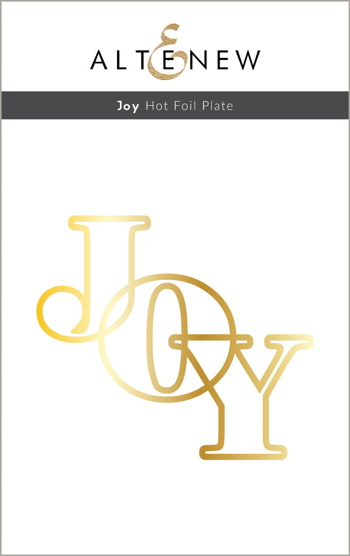 Die & Stencil & Hot Foil Plate Bundle Joy