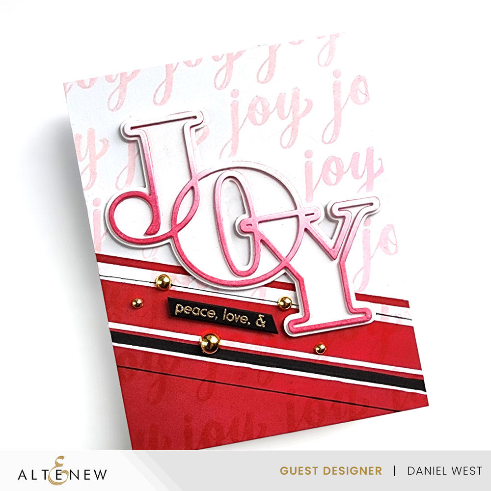 Die & Stencil & Hot Foil Plate Bundle Joy