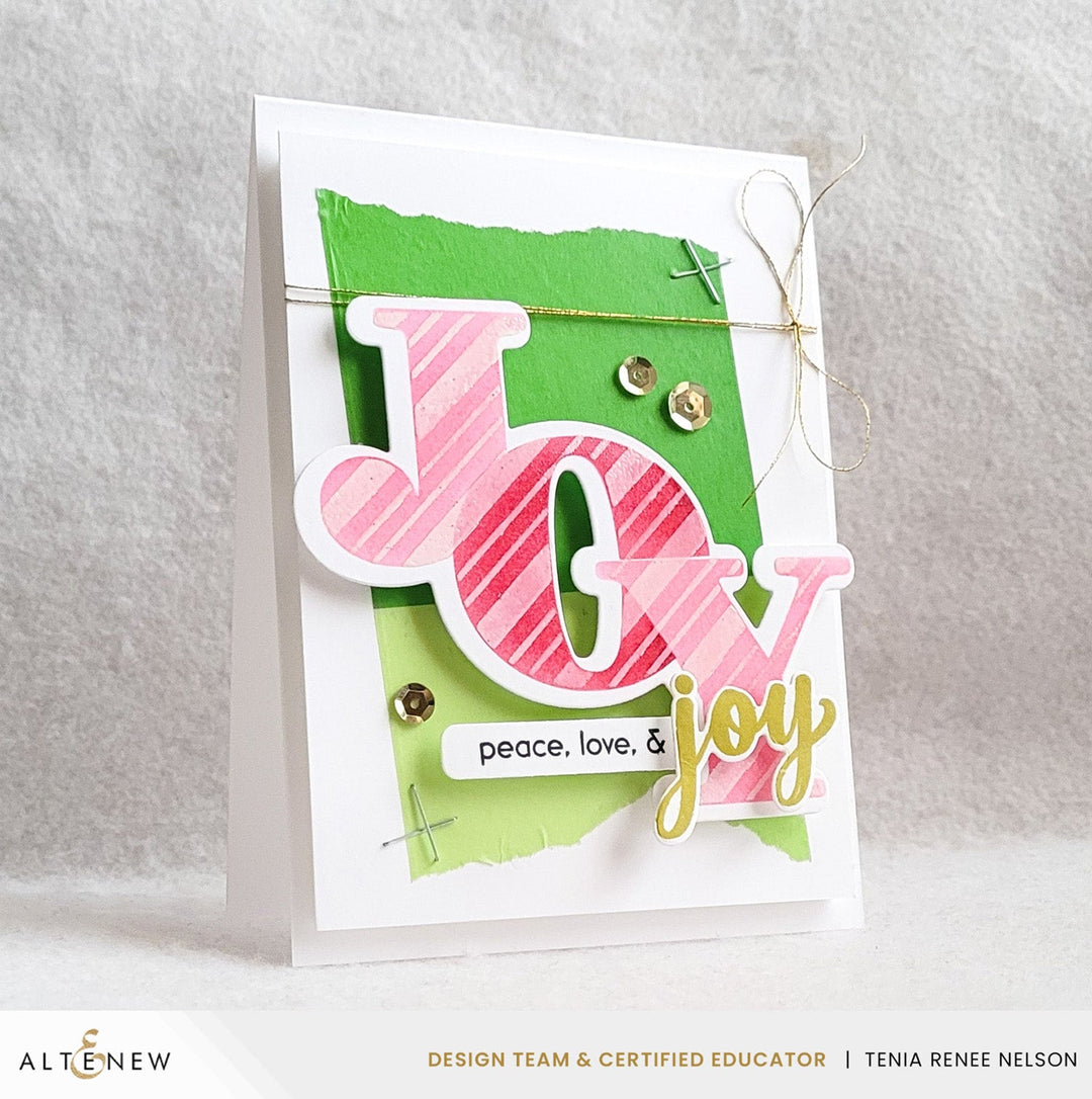 Die & Stencil & Hot Foil Plate Bundle Joy