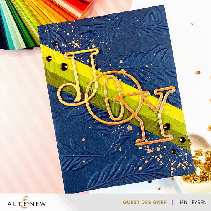 Die & Stencil & Hot Foil Plate Bundle Joy
