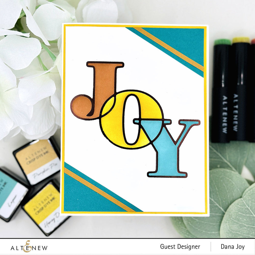 Die & Stencil & Hot Foil Plate Bundle Joy
