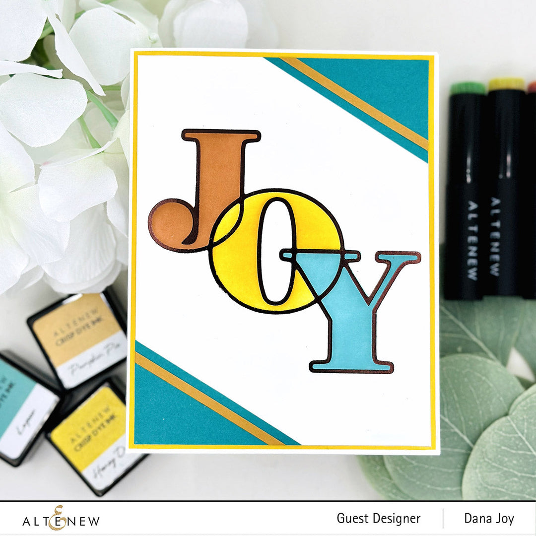 Die & Stencil & Hot Foil Plate Bundle Joy